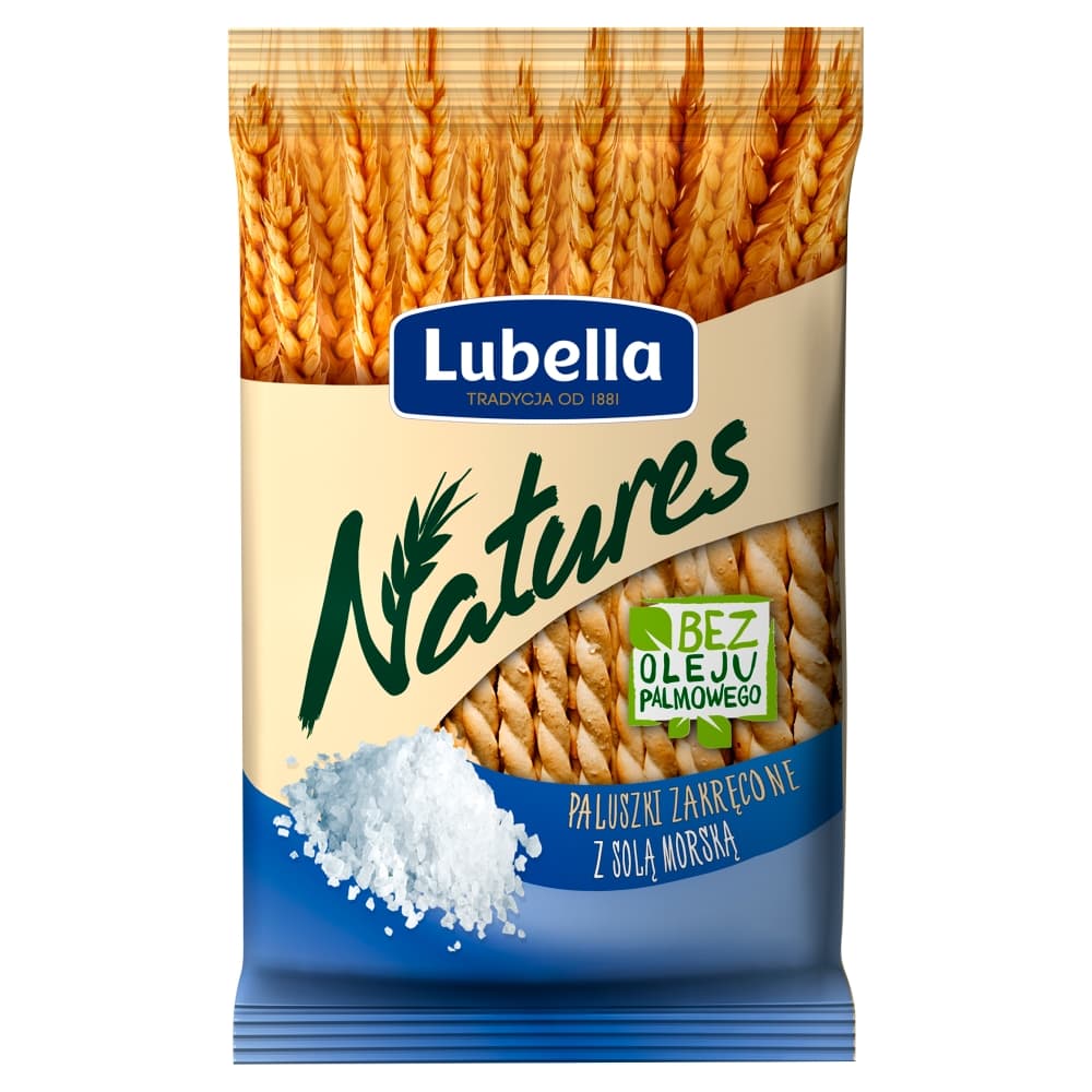 LUBELLA Paluszki zakręcone z solą morską 70 g