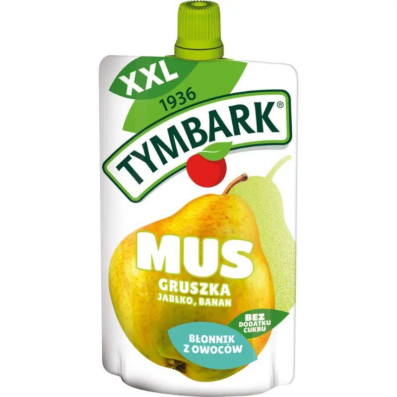 TYMBARK Mus gruszka jabłko banan 200 g