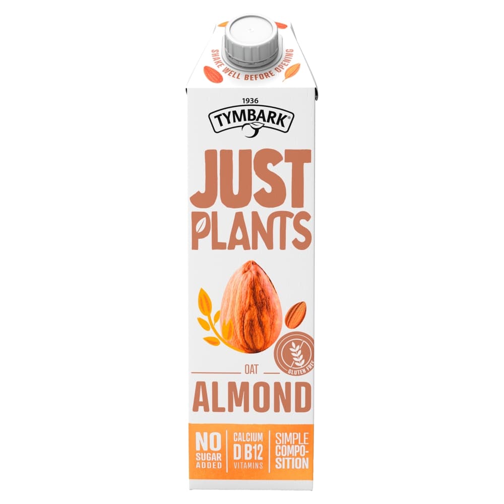 TYMBARK JUST PLANTS Napój owies migdał VEGE 1000 ml