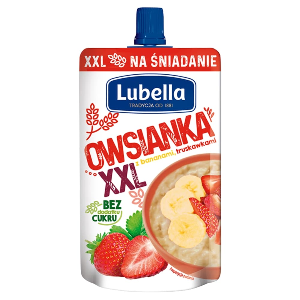 LUBELLA Owsianka z bananami i truskawkami 170 g