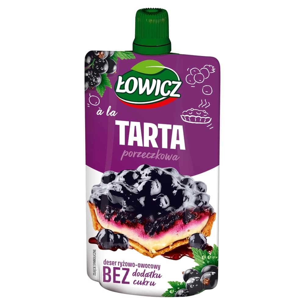 ŁOWICZ Deser ryżowo-owocowy a'la tarta porzeczkowa 100 g