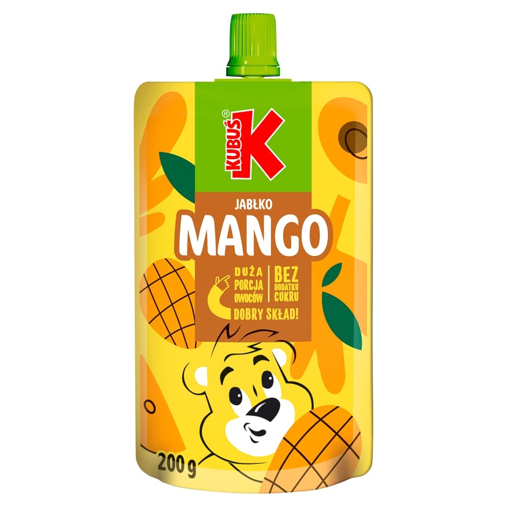 KUBUŚ Mus jabłko mango 200 g