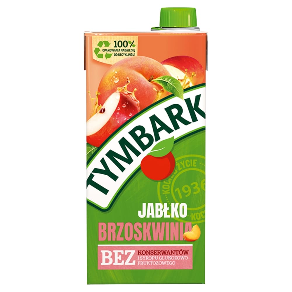 TYMBARK Napój jabłko brzoskwinia 1000 ml