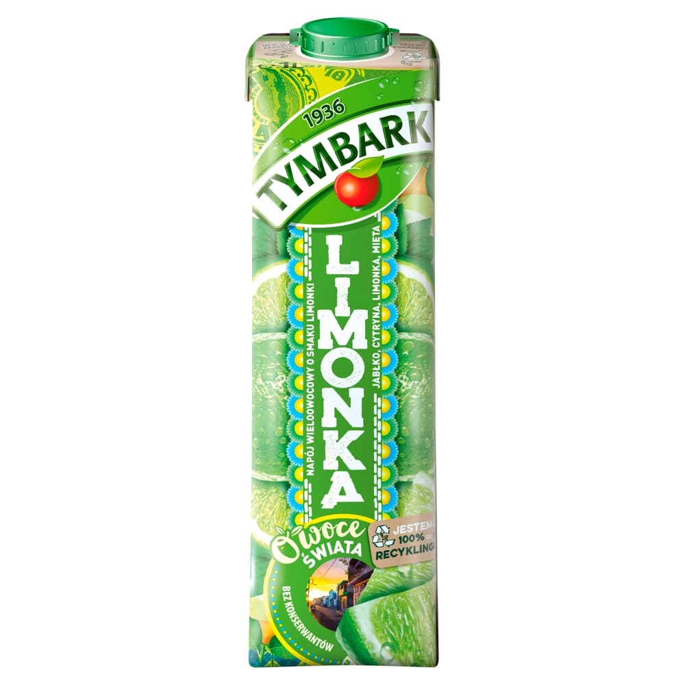 TYMBARK Owoce Świata napój wieloowocowy limonka 1000 ml