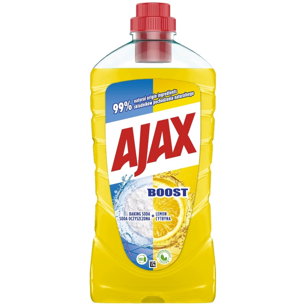 AJAX BOOST Płyn uniwersalny Soda Oczyszczona i Cytryna 1000 ml