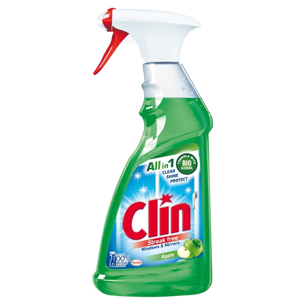 CLIN Płyn do mycia powierzchni szklanych Apple 500 ml