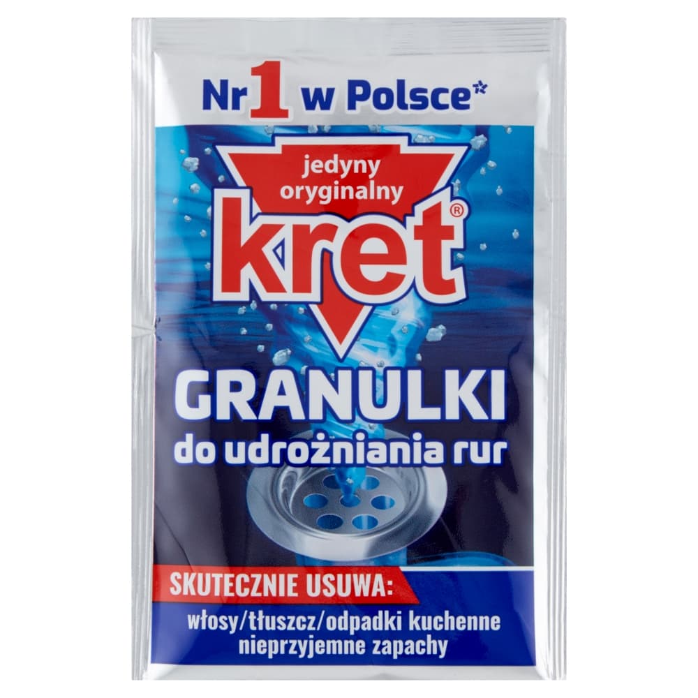 KRET Granulki do udrożniania rur 40 g