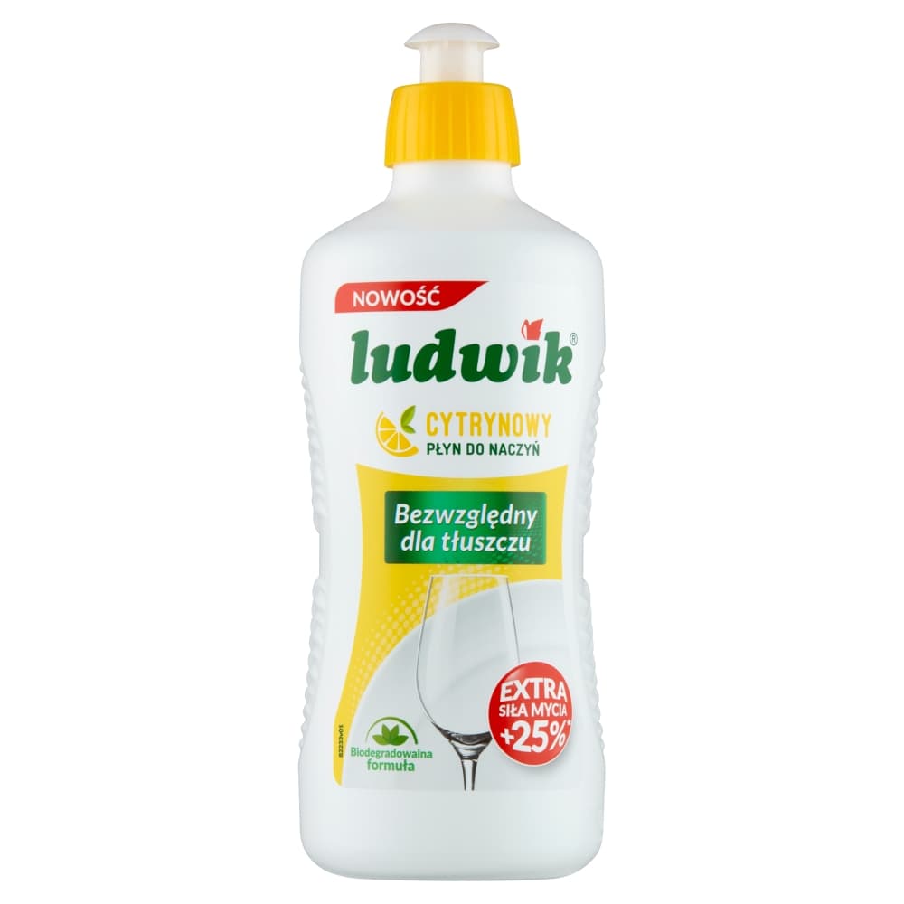 LUDWIK Płyn do mycia naczyń Cytrynowy 450 g