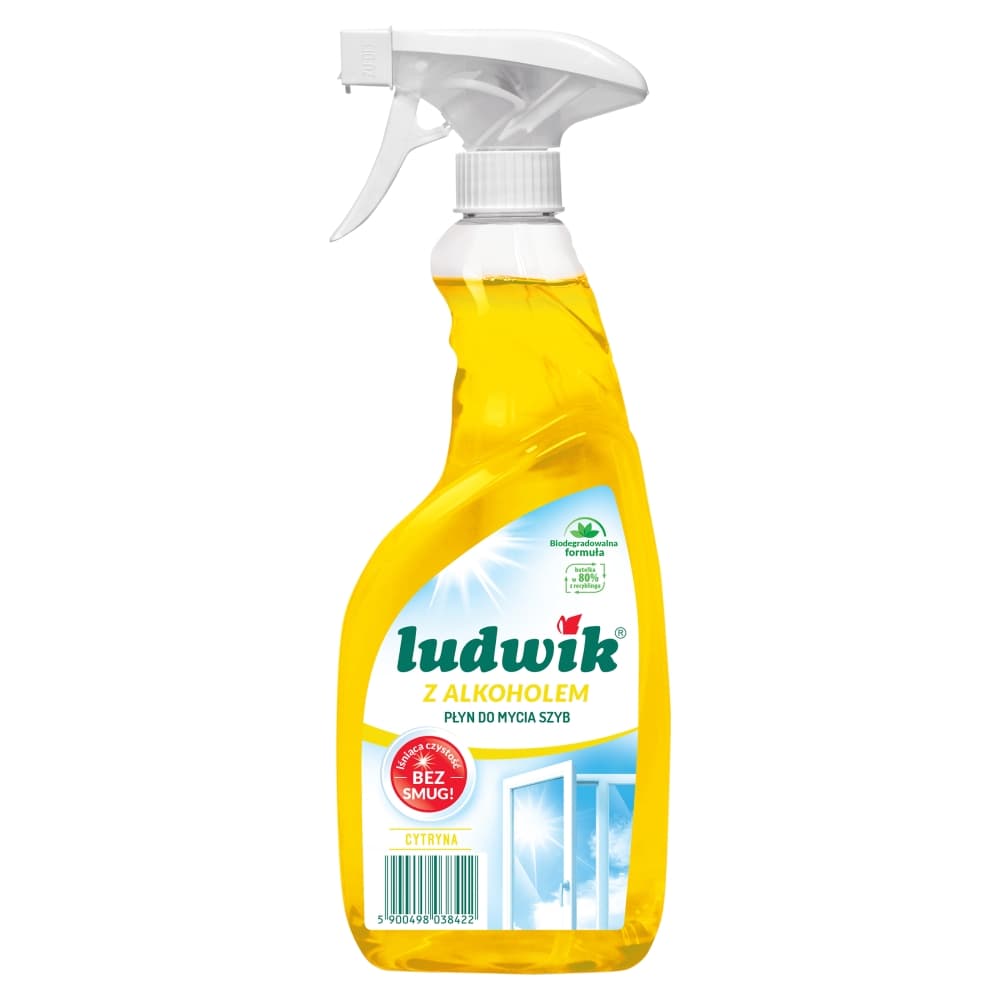LUDWIK Płyn do mycia szyb Cytrynowy 600 ml