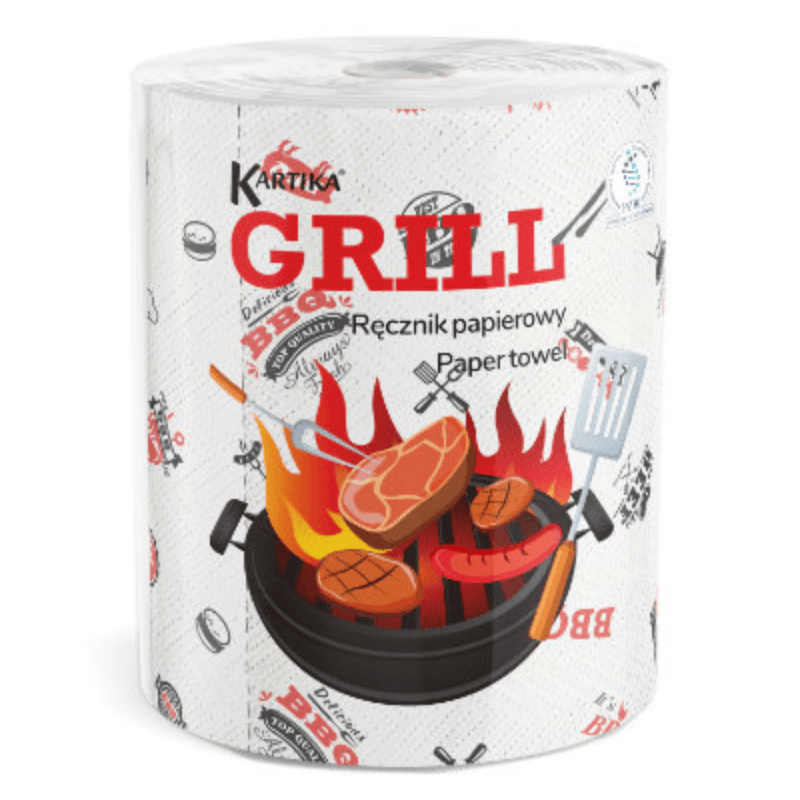 KARTIKA Ręcznik papierowy 3-warstwowy grill 1 szt.