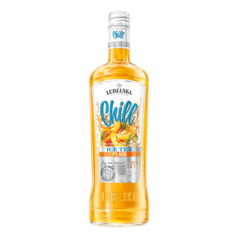 LUBELSKA CHILL Wódka Ice Tea Peach 21% 500 ml