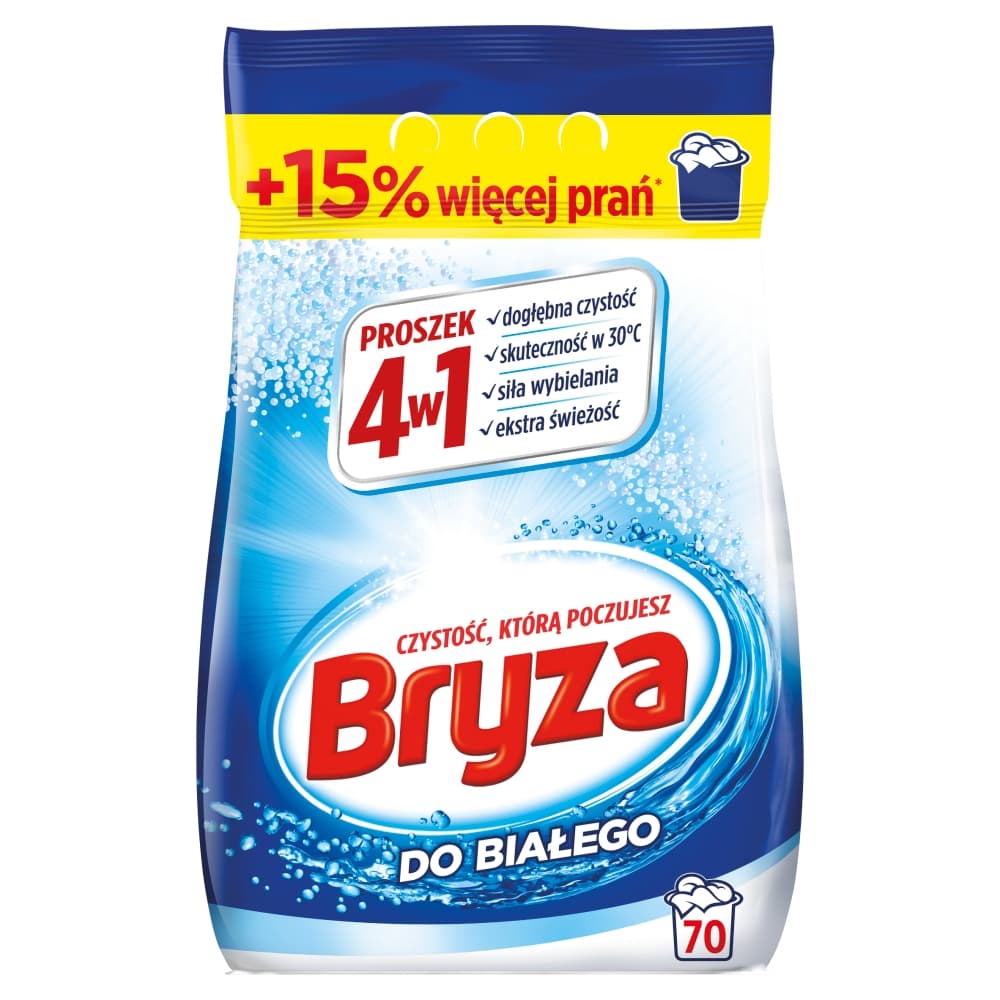 BRYZA Proszek 4 w 1 do prania białego 4550 g