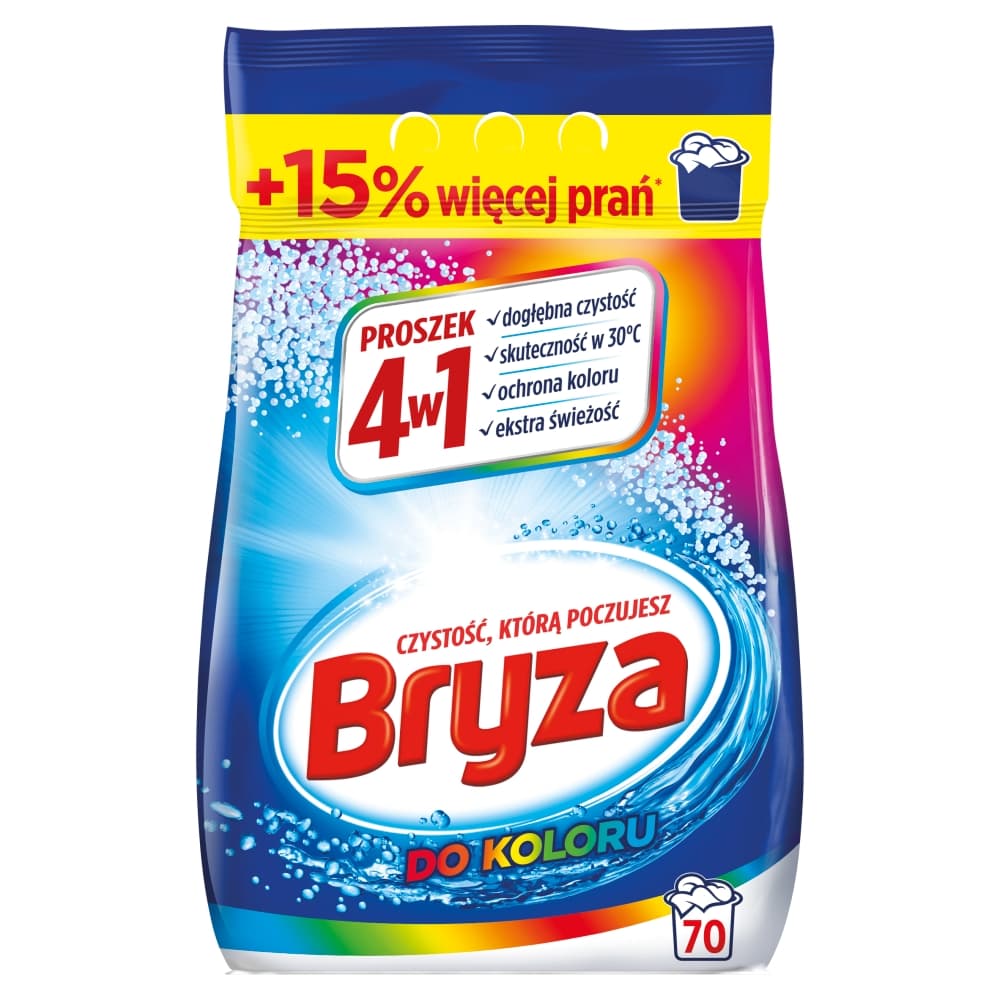 BRYZA Proszek 4 w 1 do prania kolorowego 4550 g