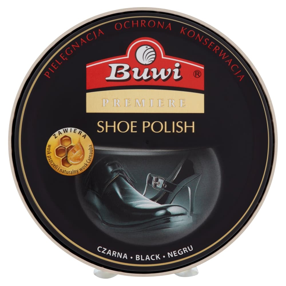 BUWI Pasta do butów czarna 40 ml