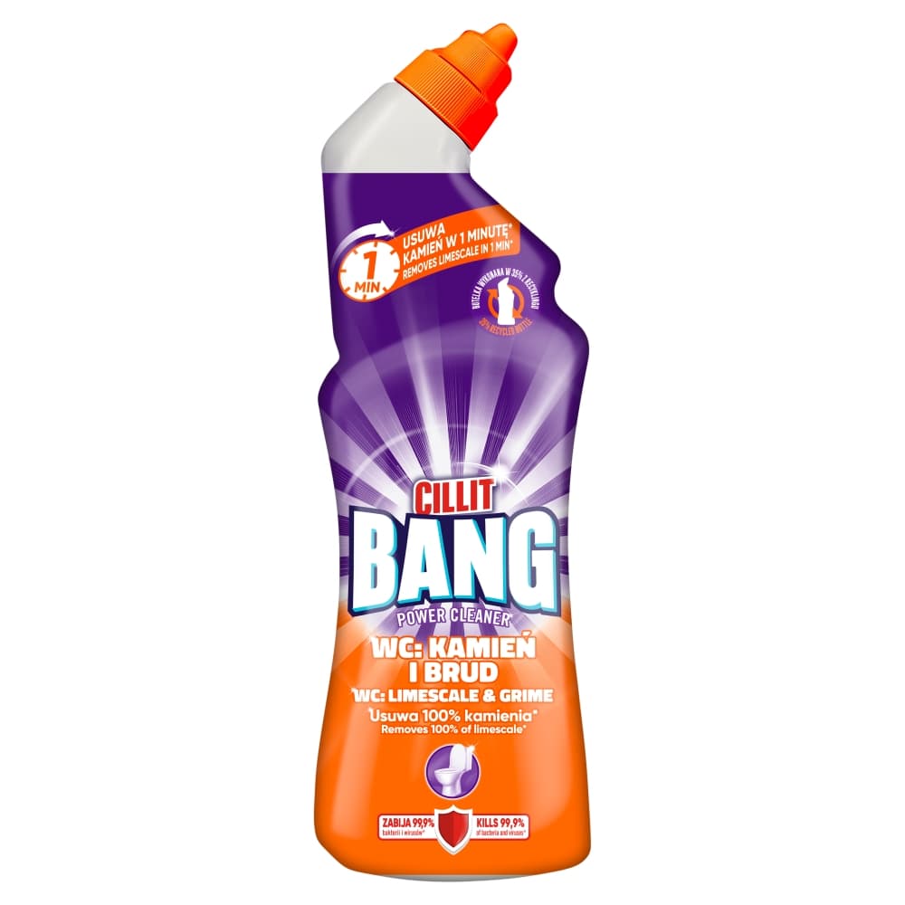 CILLIT BANG Aktywny żel do WC kamień i brud 750 ml