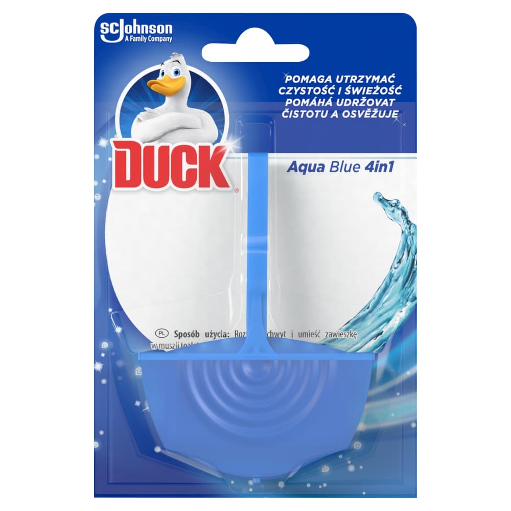 DUCK AQUA BLUE 4IN1 Zawieszka do WC 36 g