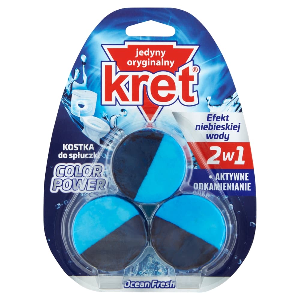 KRET Kostka do spłuczki Ocean Fresh 3x50 g 150 g