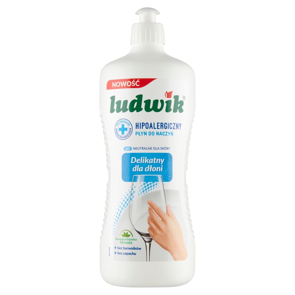 LUDWIK Płyn do mycia naczyń Hipoalergiczny 900 g