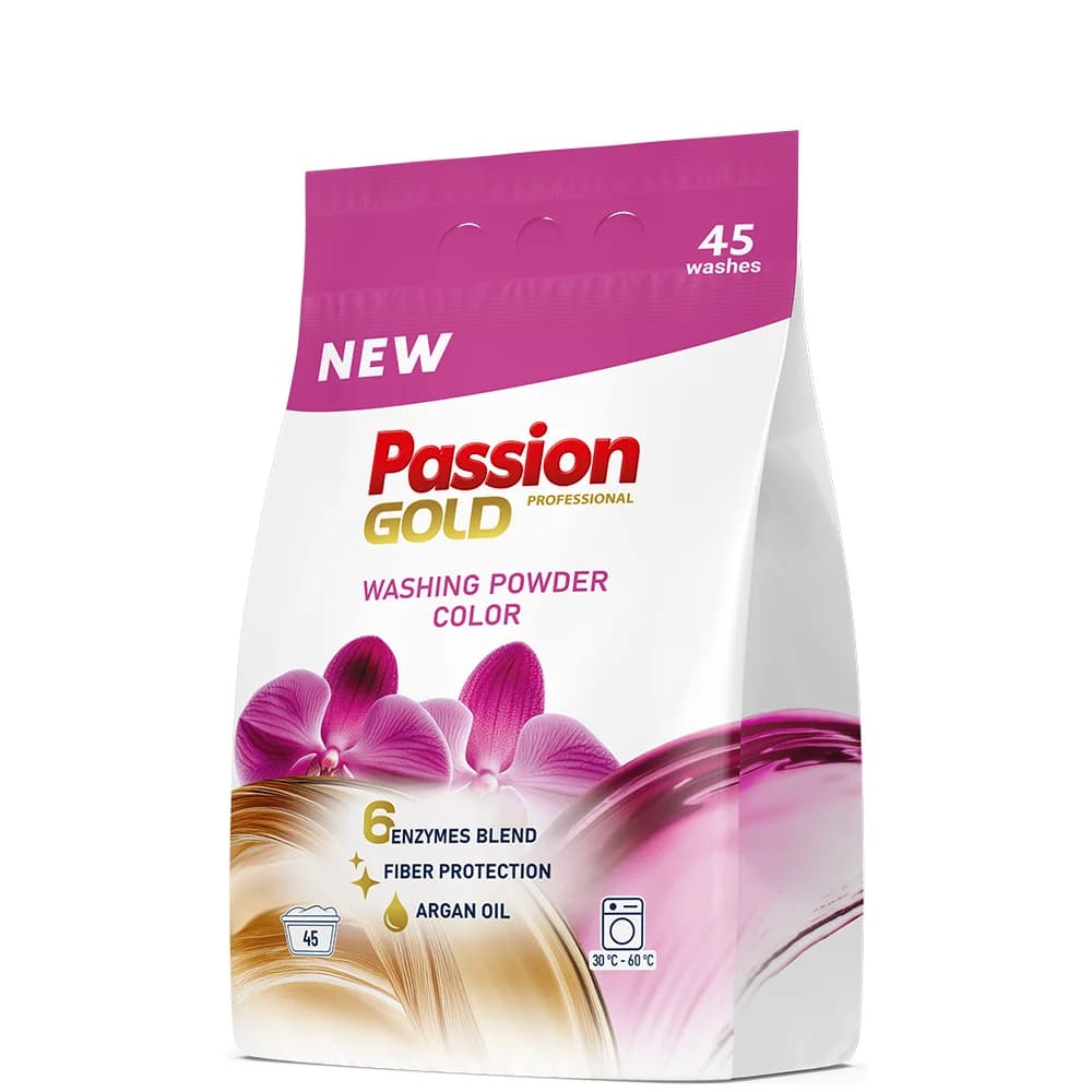 PASSION GOLD Proszek do prania tkanin kolorowych 2700 g