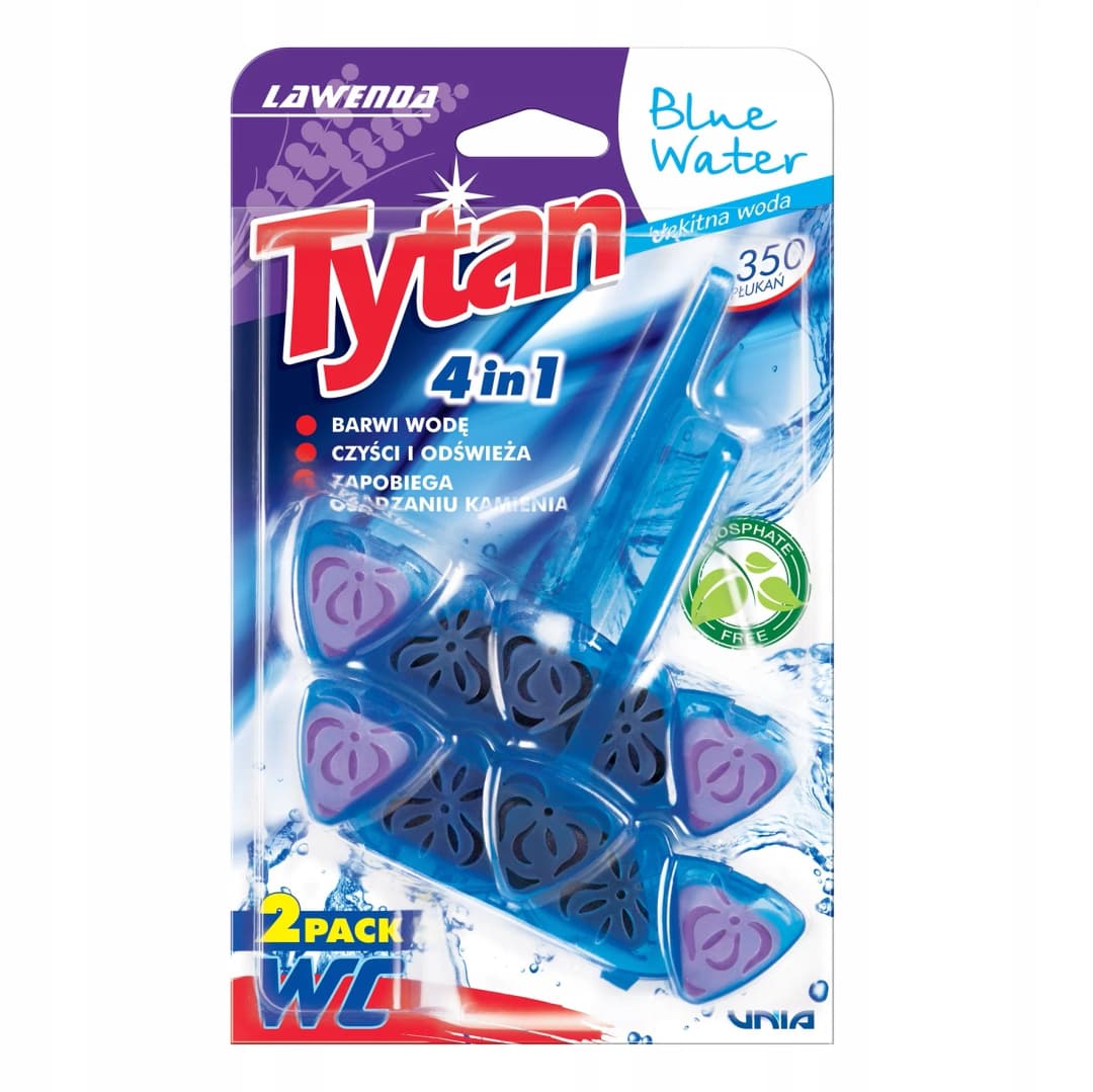TYTAN Zawieszka do WC lawenda 2x40 g