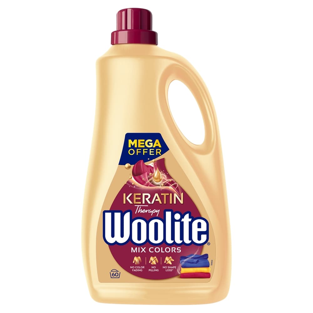 WOOLITE KERATIN THERAPY Płyn do prania Mix Colors 3600 ml