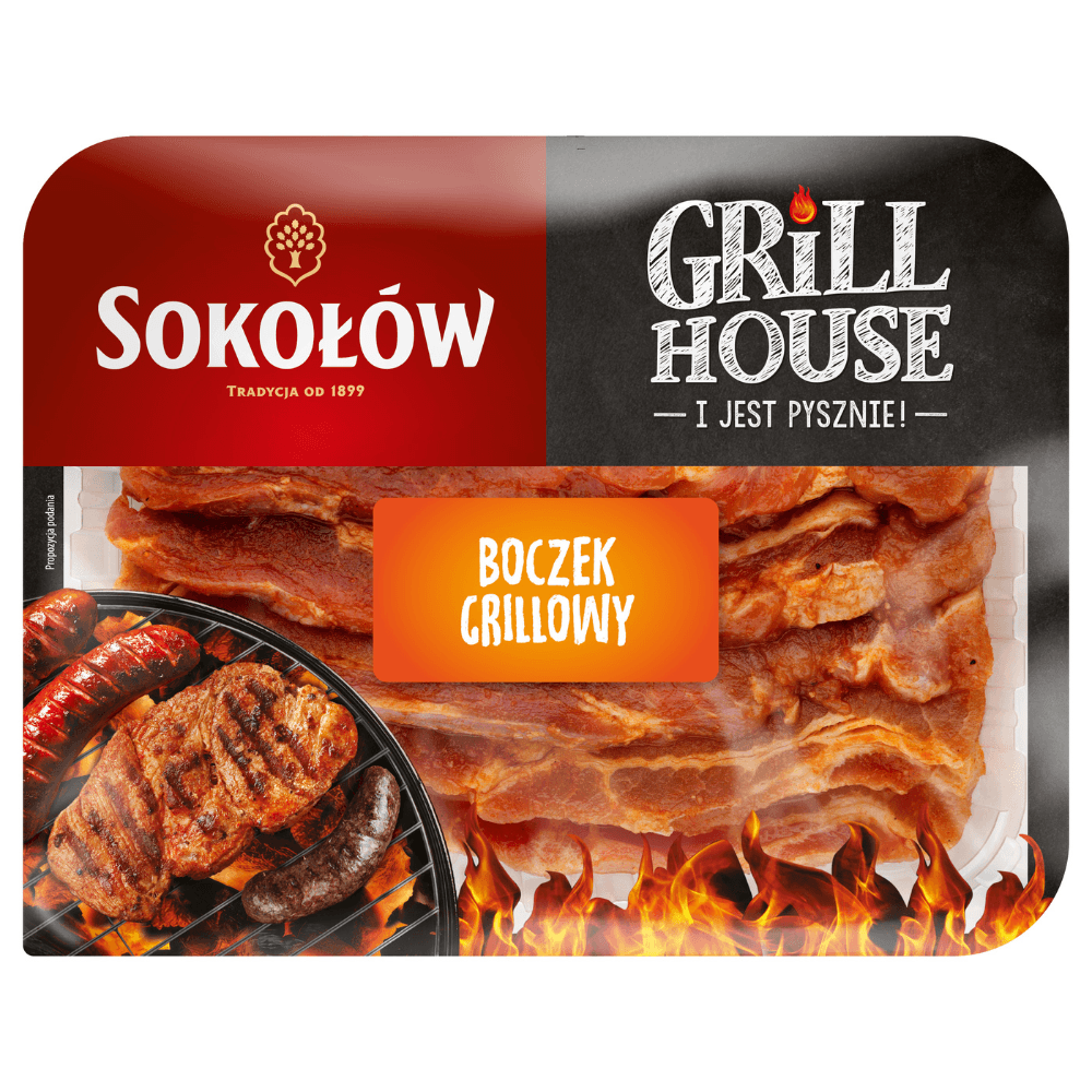SOKOŁÓW Boczek grillowy 300 g