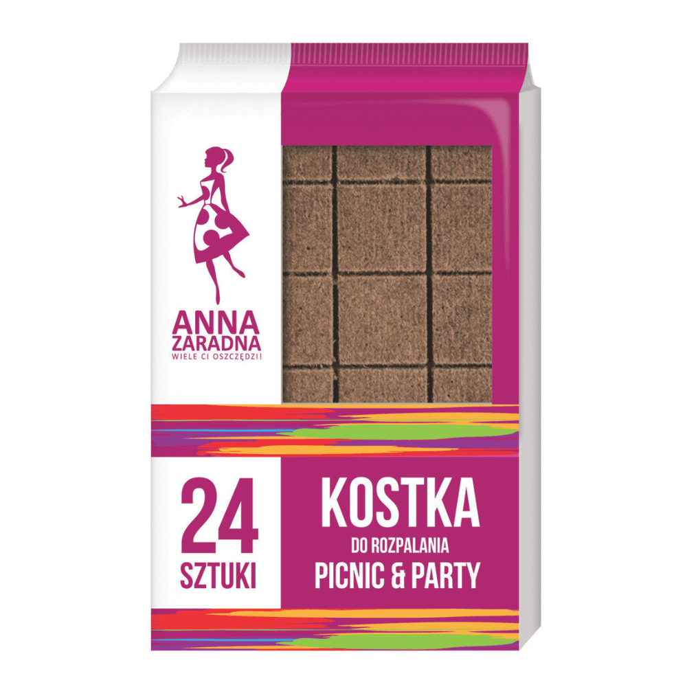 ANNA ZARADNA PICNIC & PARTY Podpałka w kostce 24 szt.