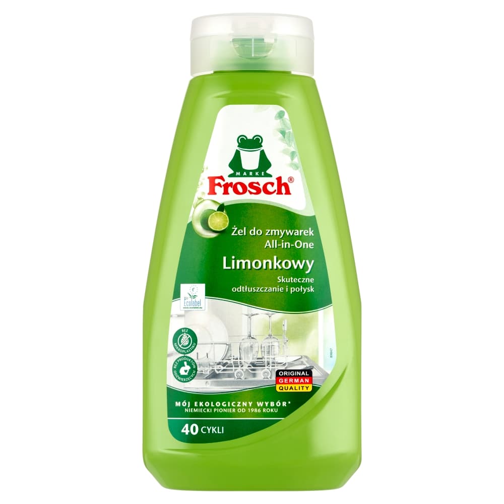 FROSCH Żel do zmywarek All In One Limonkowy 650 ml