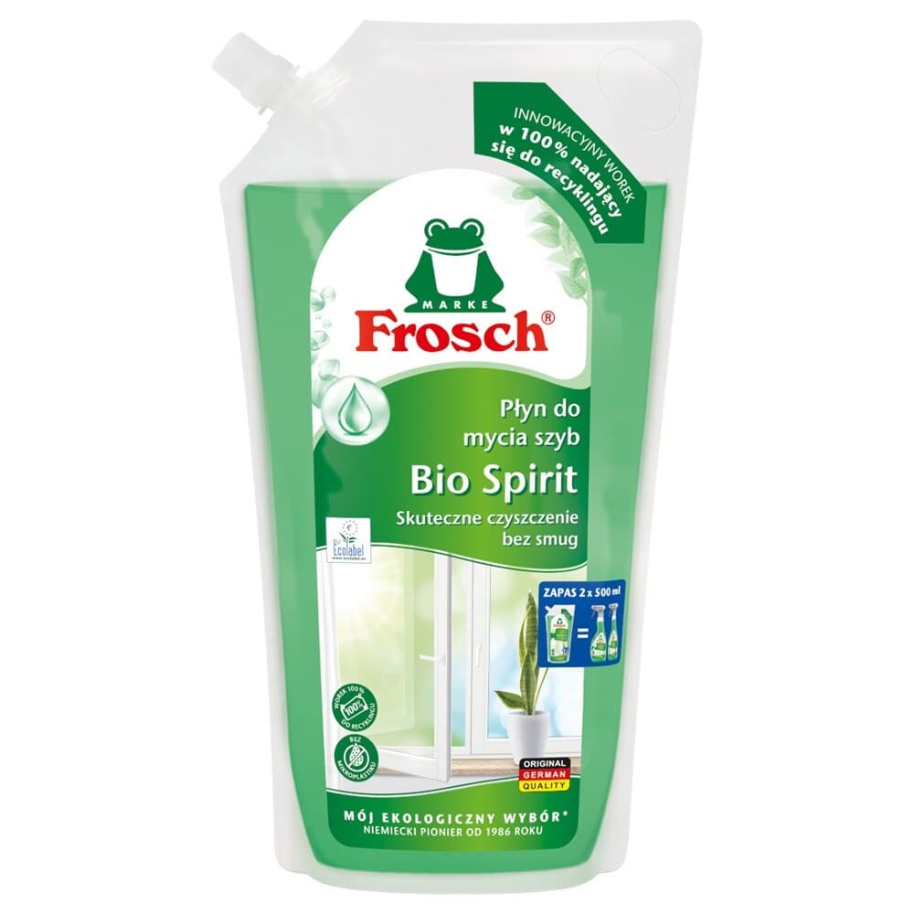 FROSCH Płyn do mycia szyb Bio Spirit 1000 ml