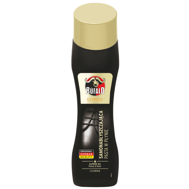 BUFALO Pasta do butów w płynie czarna 75 ml
