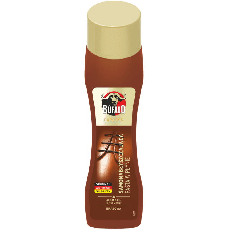 BUFALO Pasta do butów w płynie brązowa 75 ml