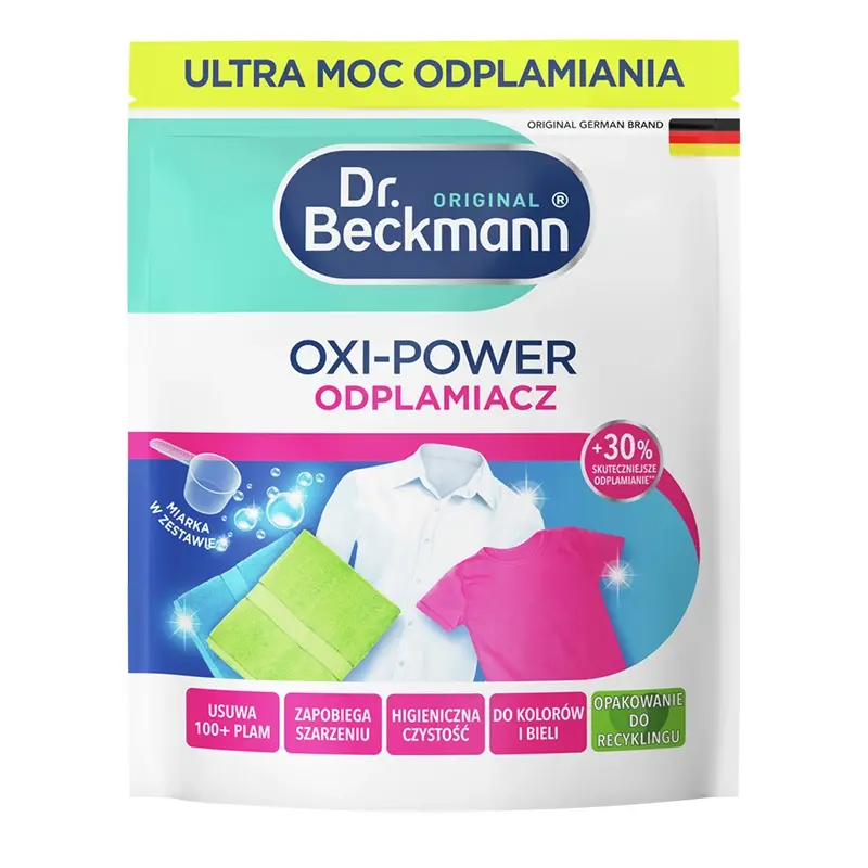 DR. BECKMANN Sól do odplamiania kolorów Oxi Power 400 g