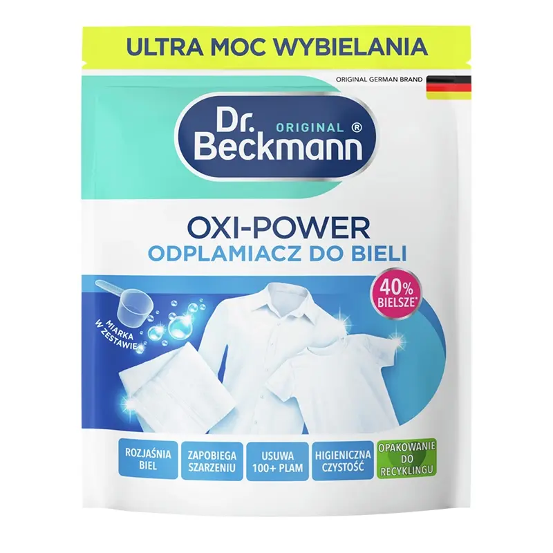 DR. BECKMANN Sól do odplamiania do białego Oxi Power 400 g