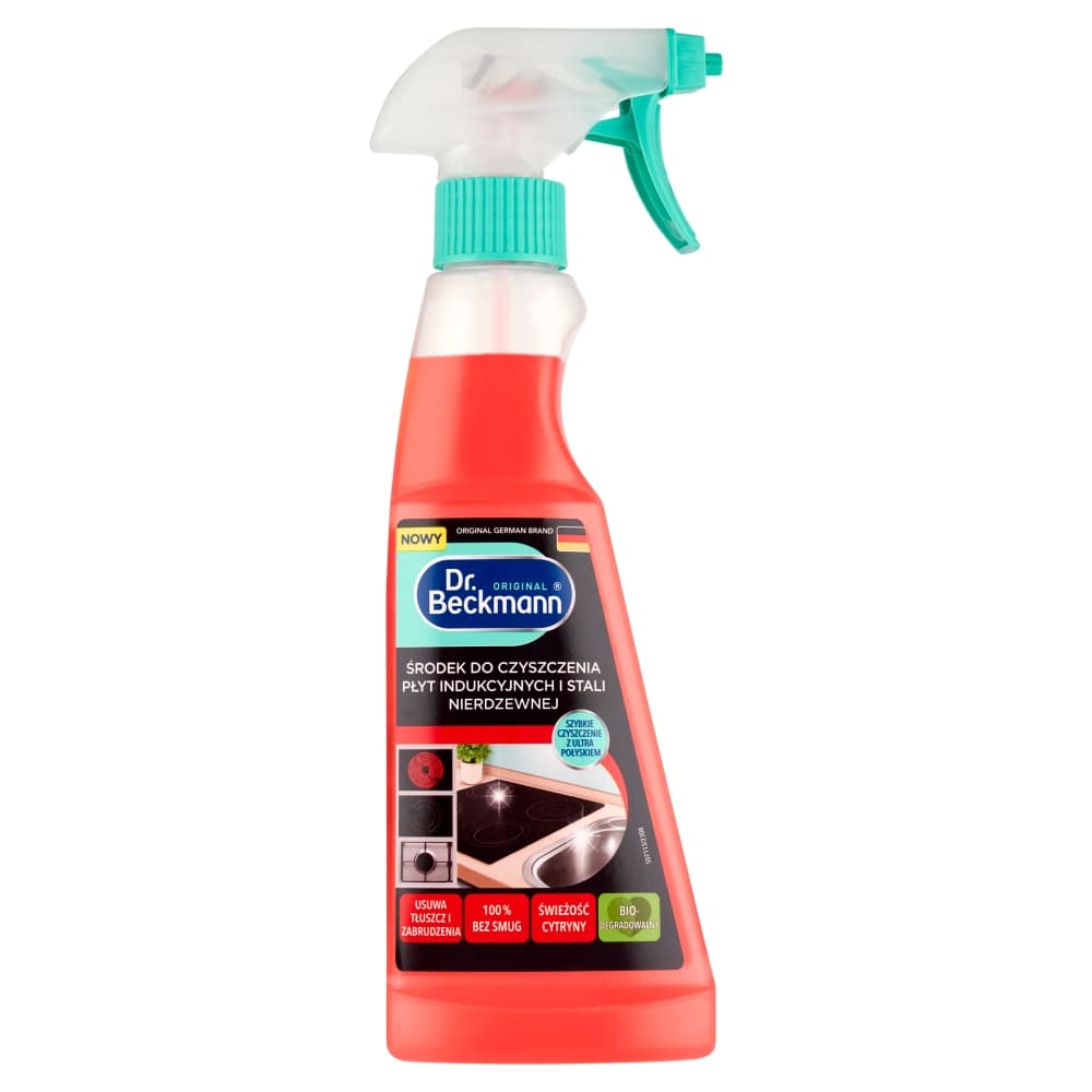 DR. BECKMANN Środek do płyt indukcyjnych i stali nierdzewnej 250 ml