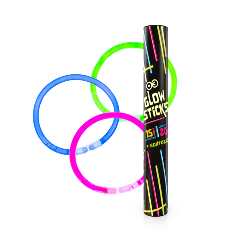 PARTYPAL Bransoletki fluorescencyjne 15 szt.