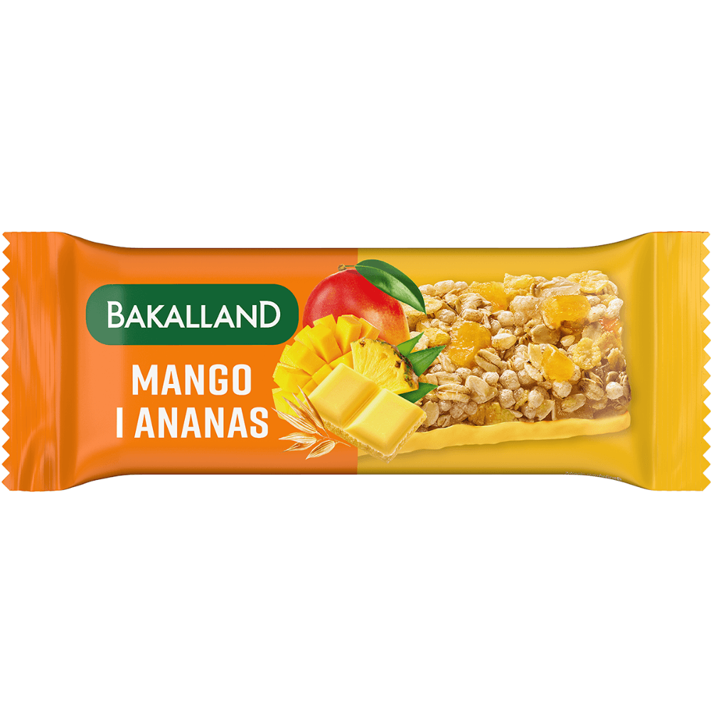 BAKALLAND Baton mango i ananas 40 g