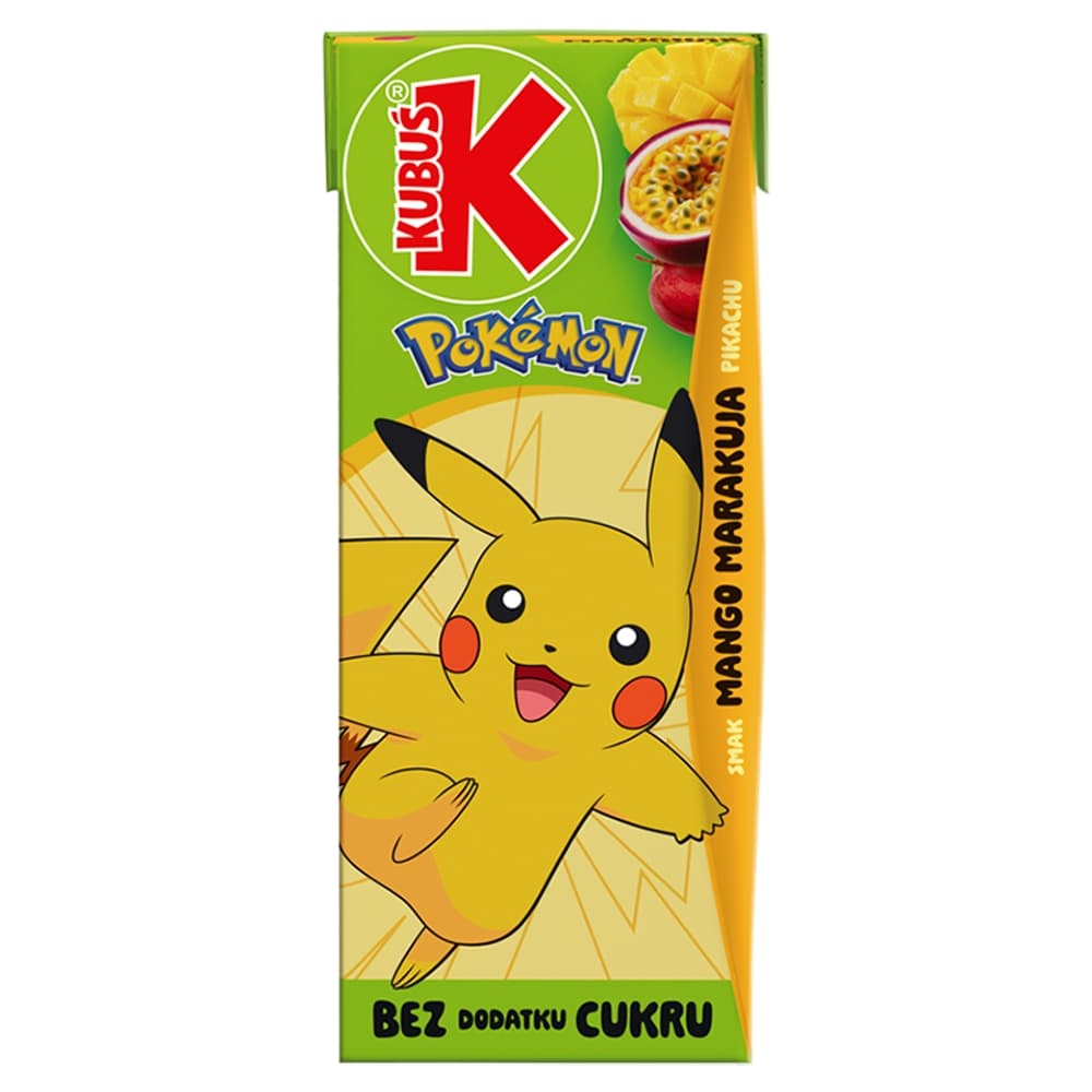KUBUŚ POKEMON Napój mango marakuja 200 ml
