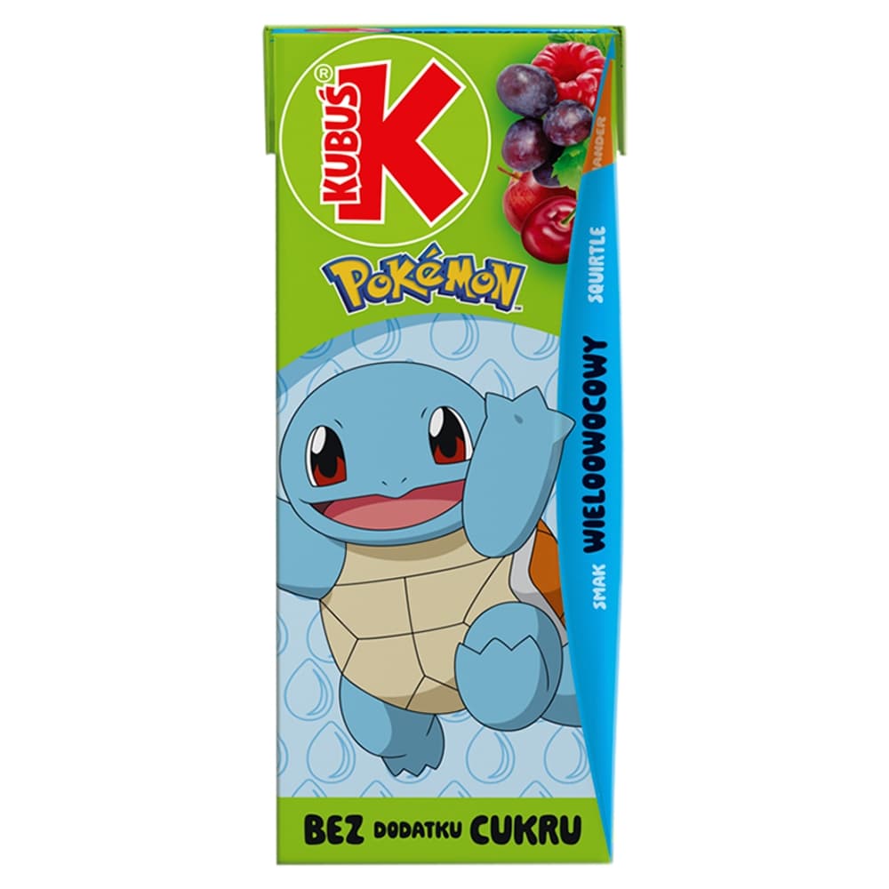 KUBUŚ POKEMON Napój wieloowocowy 200 ml