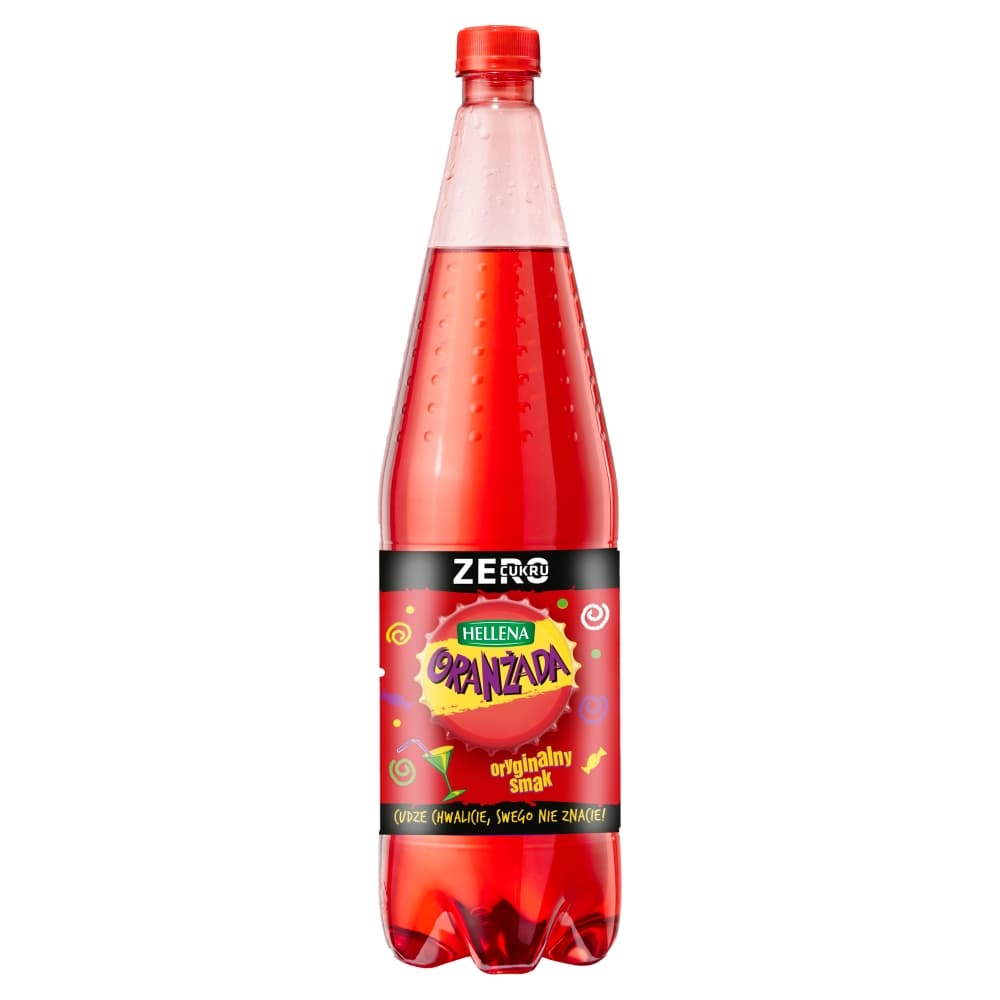 HELLENA Oranżada czerwona bez cukru 1250 ml