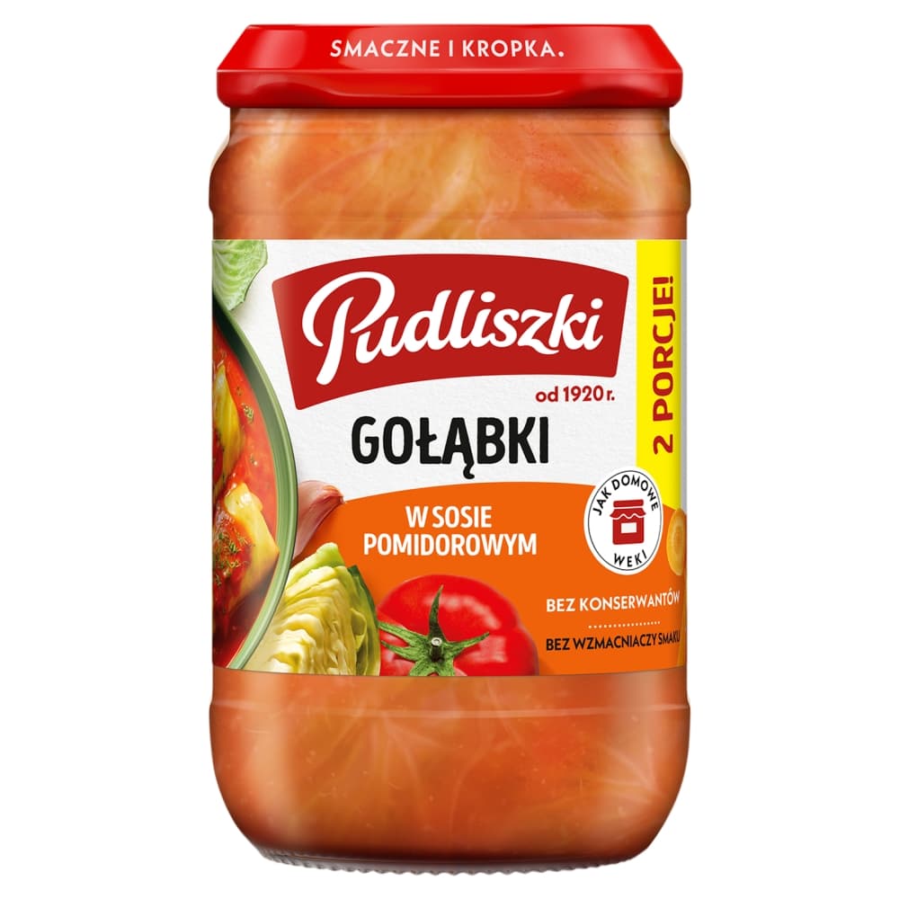 PUDLISZKI Gołąbki wieprzowe w sosie pomidorowym 590 g