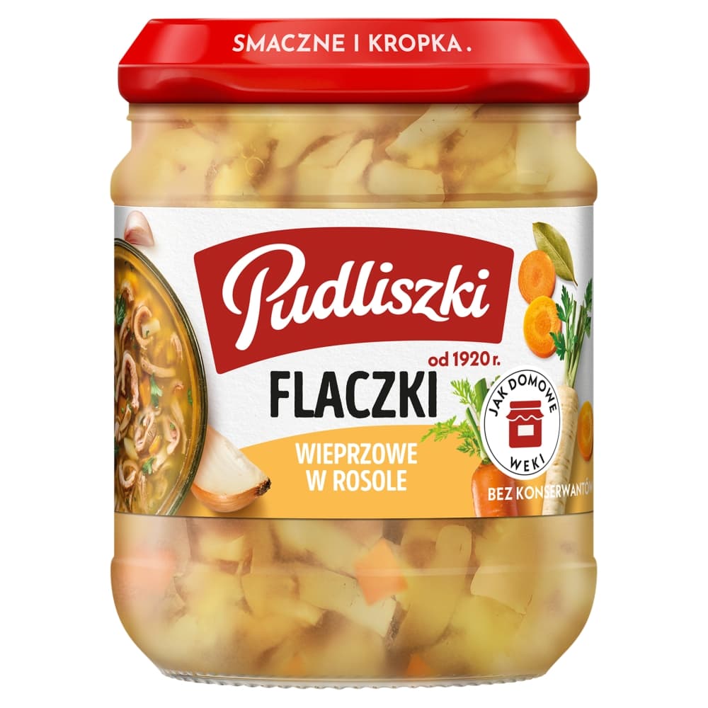 PUDLISZKI Flaczki wieprzowe w rosole 450 g