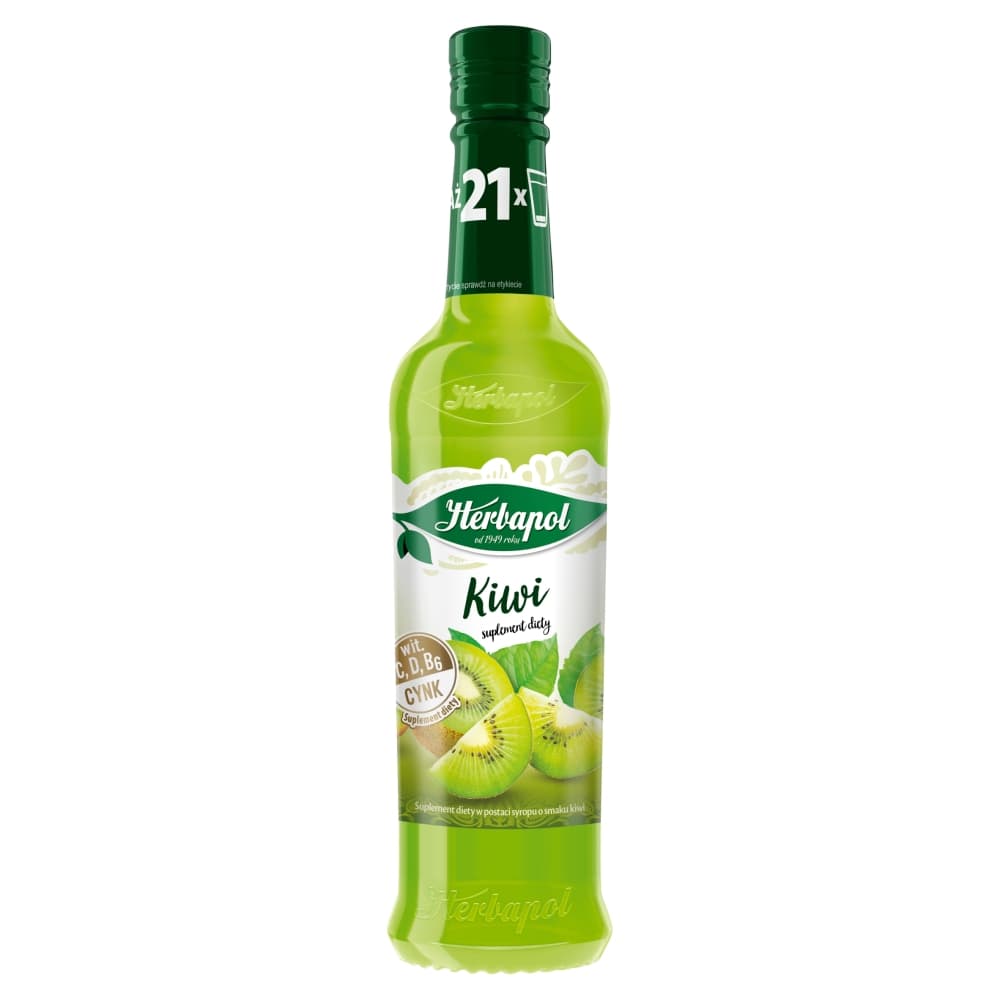 HERBAPOL Syrop o smaku kiwi 420 ml