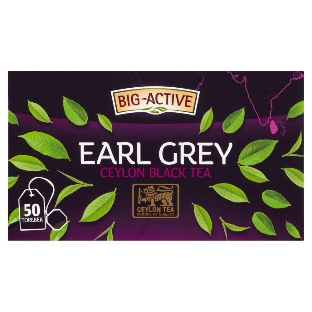 BIG-ACTIVE Herbata czarna Earl Grey 50 szt. 75 g