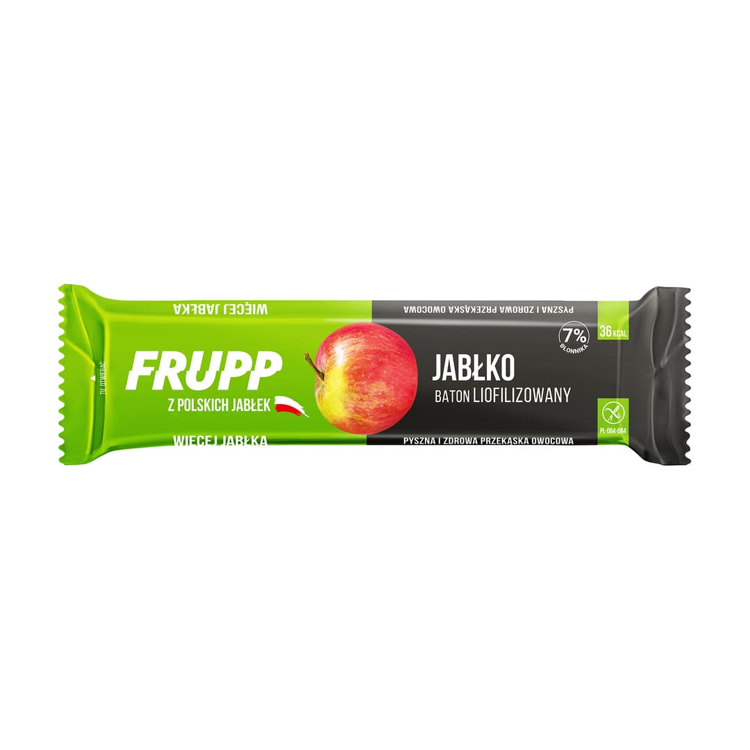 FRUPP Baton liofilizowany jabłkowy bezglutenowy 9 g