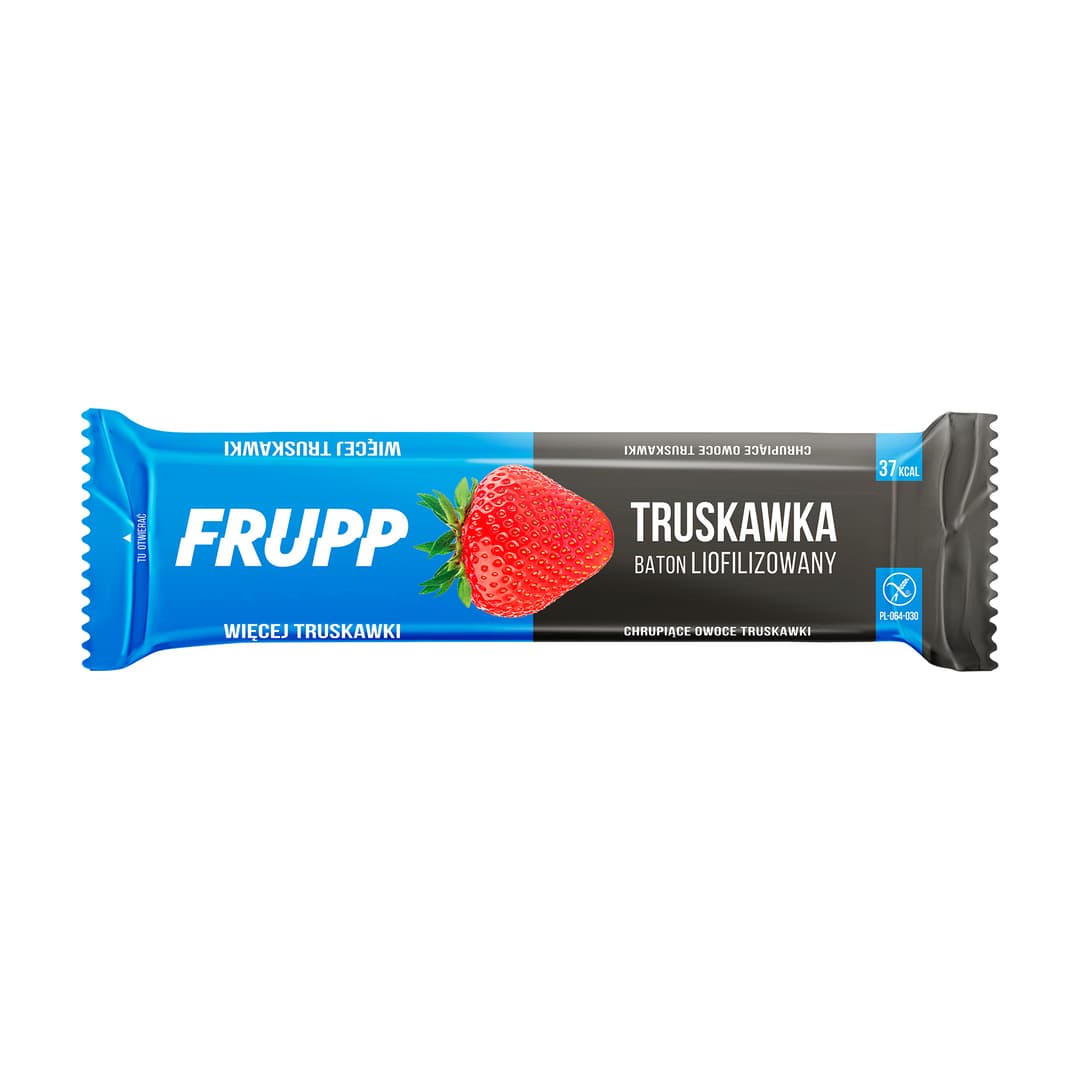 FRUPP Baton liofilizowany truskawkowy bezglutenowy 10 g