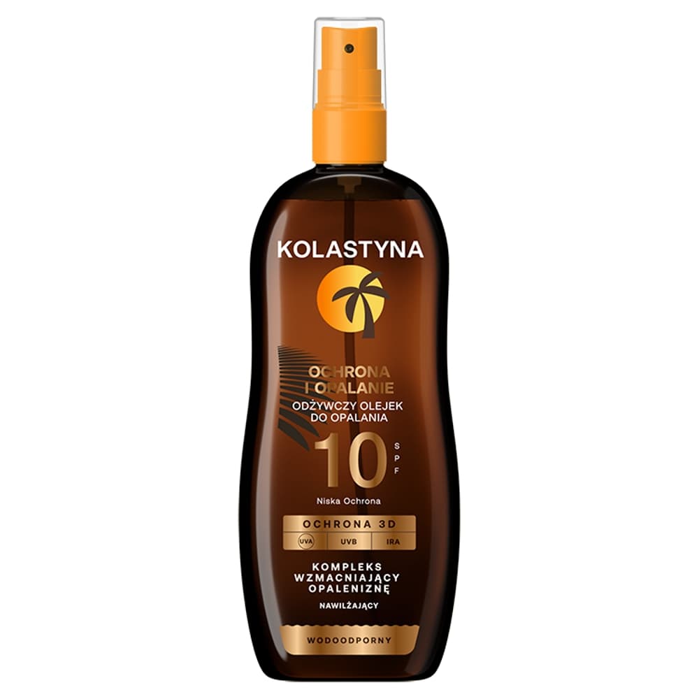 KOLASTYNA Odżywczy olejek do opalania SPF 10 150 ml
