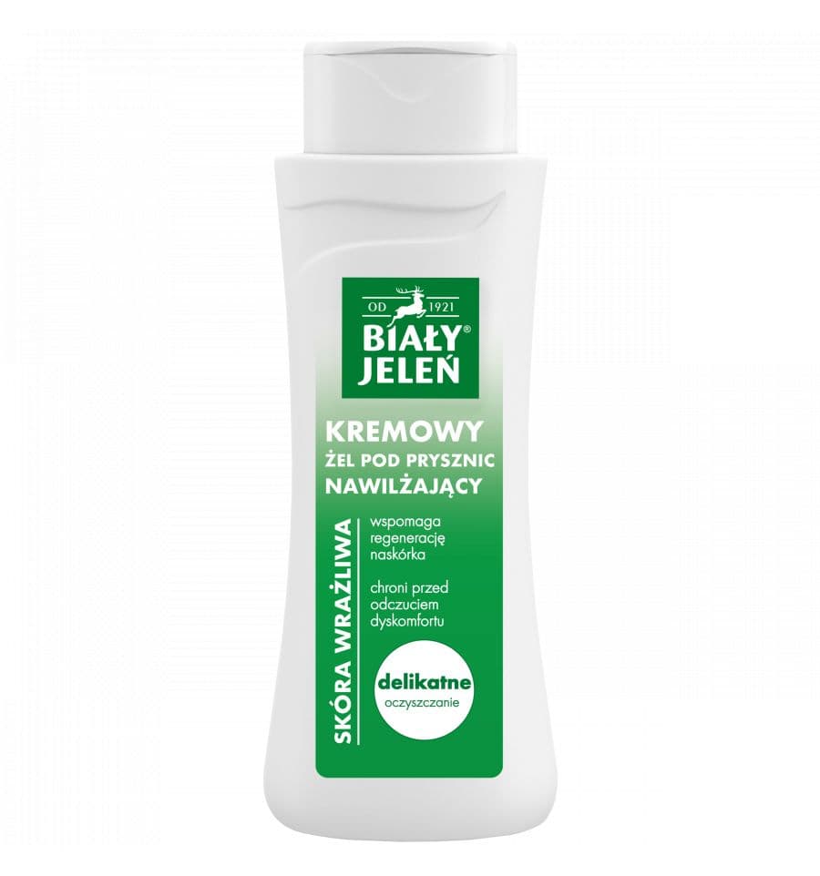BIAŁY JELEŃ Kremowy żel pod prysznic nawilżający 300 ml