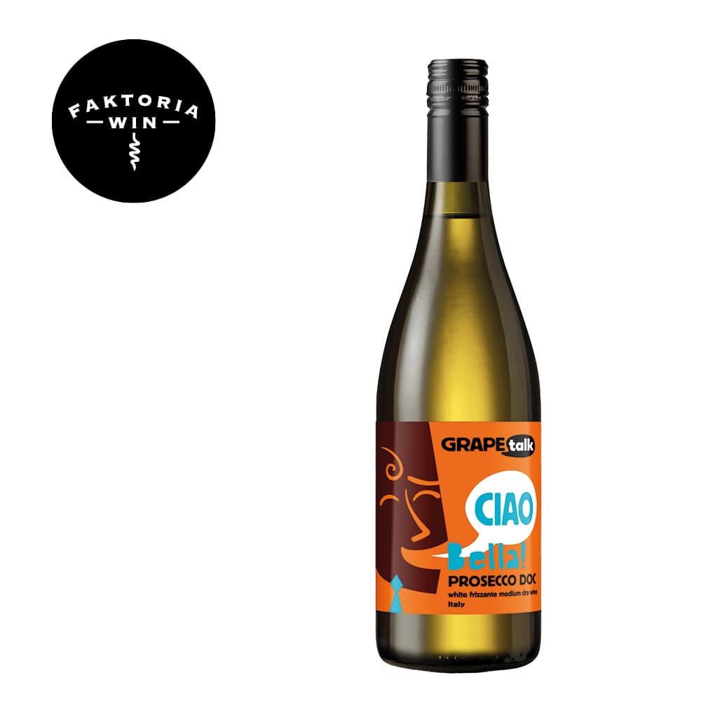 GRAPE TALK Wino Prosecco białe półwytrawne 750 ml
