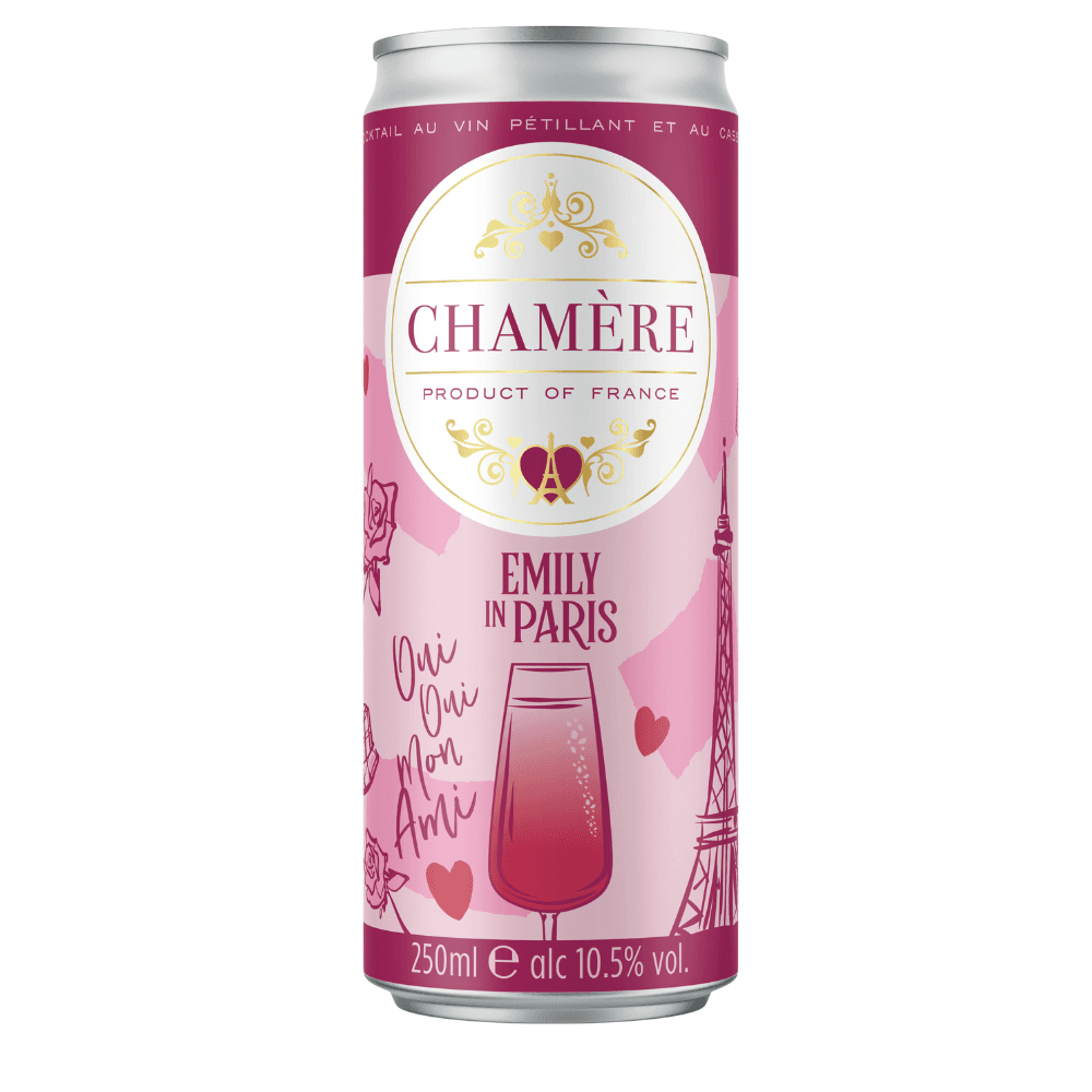 EMILY IN PARIS Napój winny Chamere różowy półwytrawny 250 ml