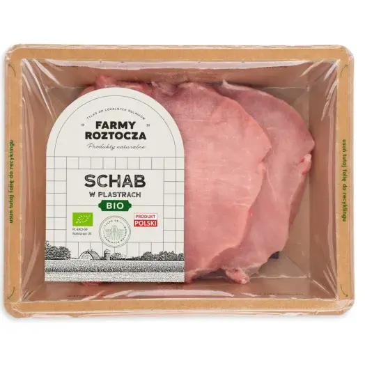 FARMY ROZTOCZA Schab wieprzowy w plastrach BIO 300 g